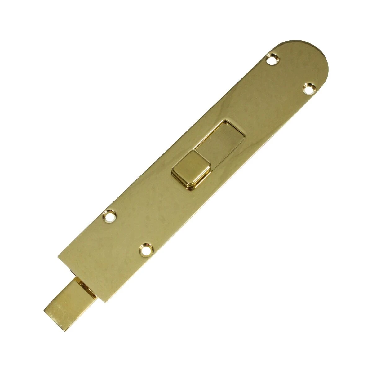 Barrierfold 400mm Cranked Flush Bolt Non-Lockable - PVD Polished Gold