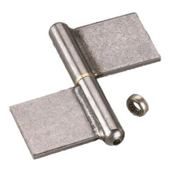 Lift Off Flag Hinges - Mild Steel With Steel Pin And Ball Bearing Washer