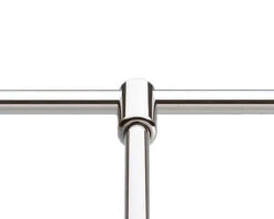 3 Way Connector RB1233 - Polished Stainless Finish