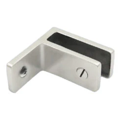 90° Glass To Wall Bracket Stiffener