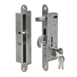 Hybrid Folding Door Lock And Keep Set