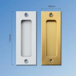 Flush Handle 503 - Silver Anodised